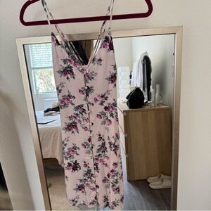 Abercrombie light pink floral summer dress